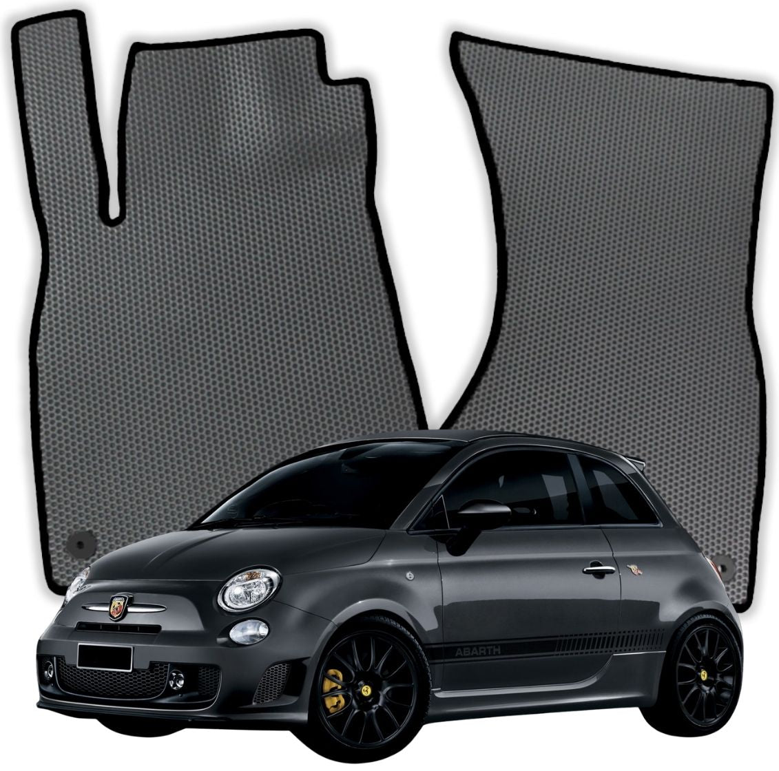 Dywaniki samochodowe EVA na zamówienie do Abarth